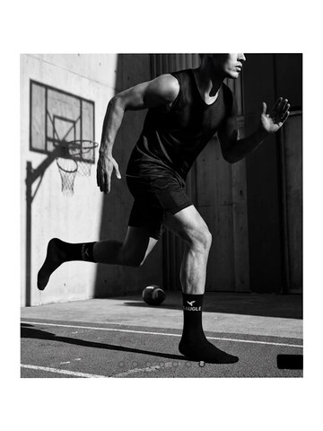 Chaussettes de sport 'DAUGLE Athletic Training Socks' DAUGLE en noir : devant