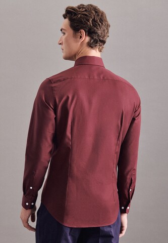 SEIDENSTICKER Slim fit Business shirt in Red