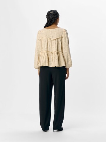 OBJECT Bluse i beige