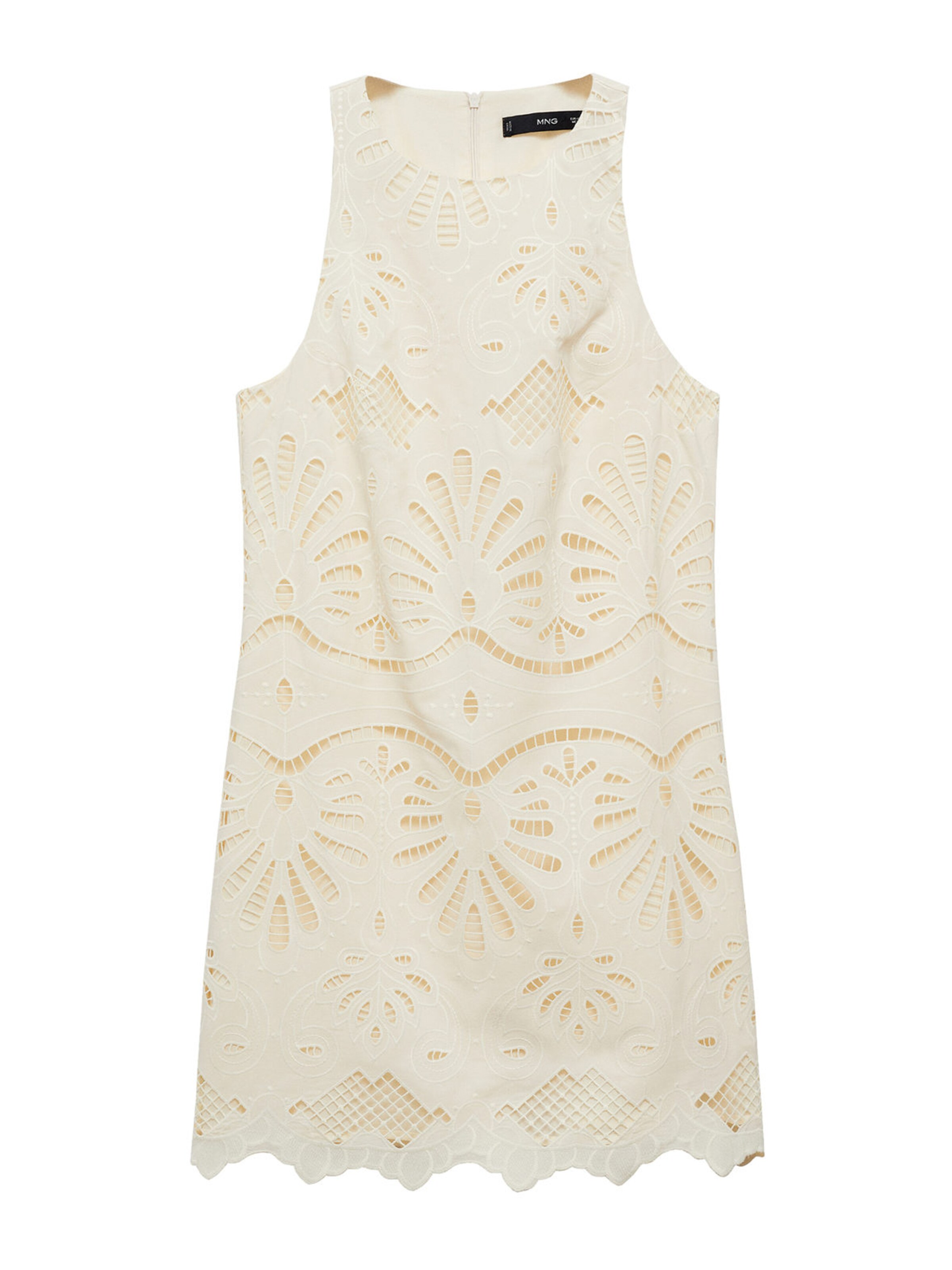 MANGO Sukienka 'Tika' w kolorze beżowy: przód