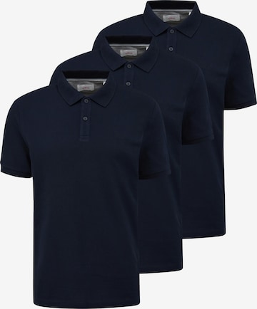 s.Oliver Shirt 'Basic' in Blau: Vorderseite