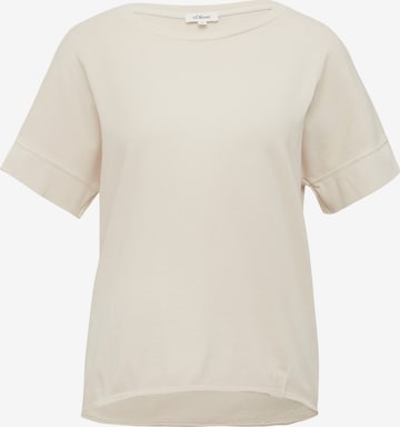 T-shirt s.Oliver en beige : devant