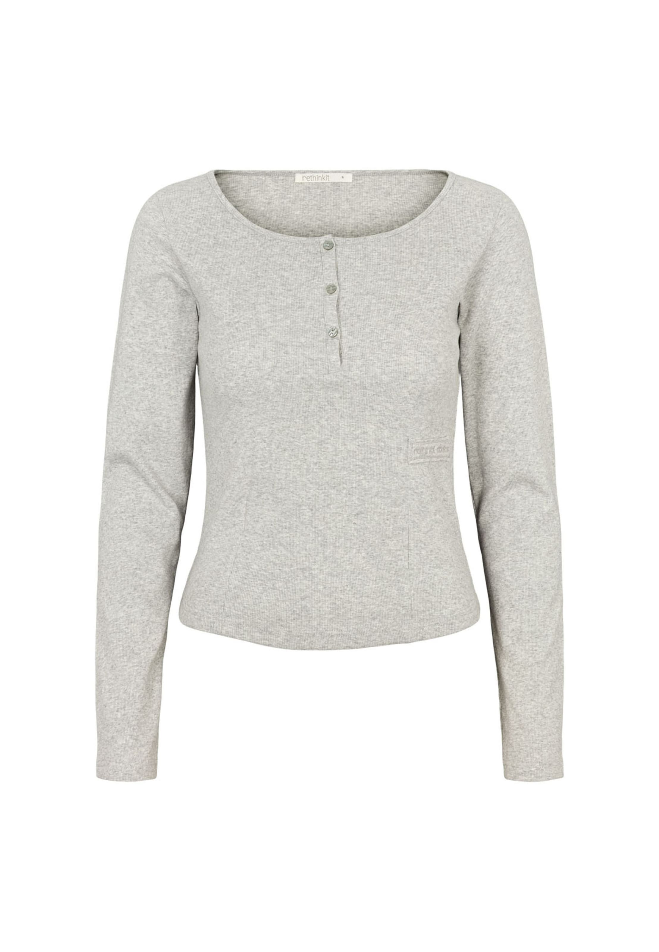rethinkit studios Shirt 'Elevate' in Grau: Vorderseite