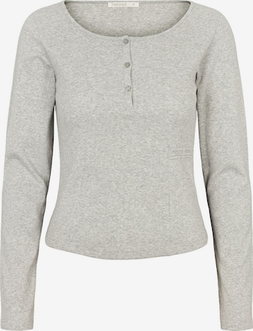 rethinkit studios Shirt 'Elevate' in Grau: Vorderseite