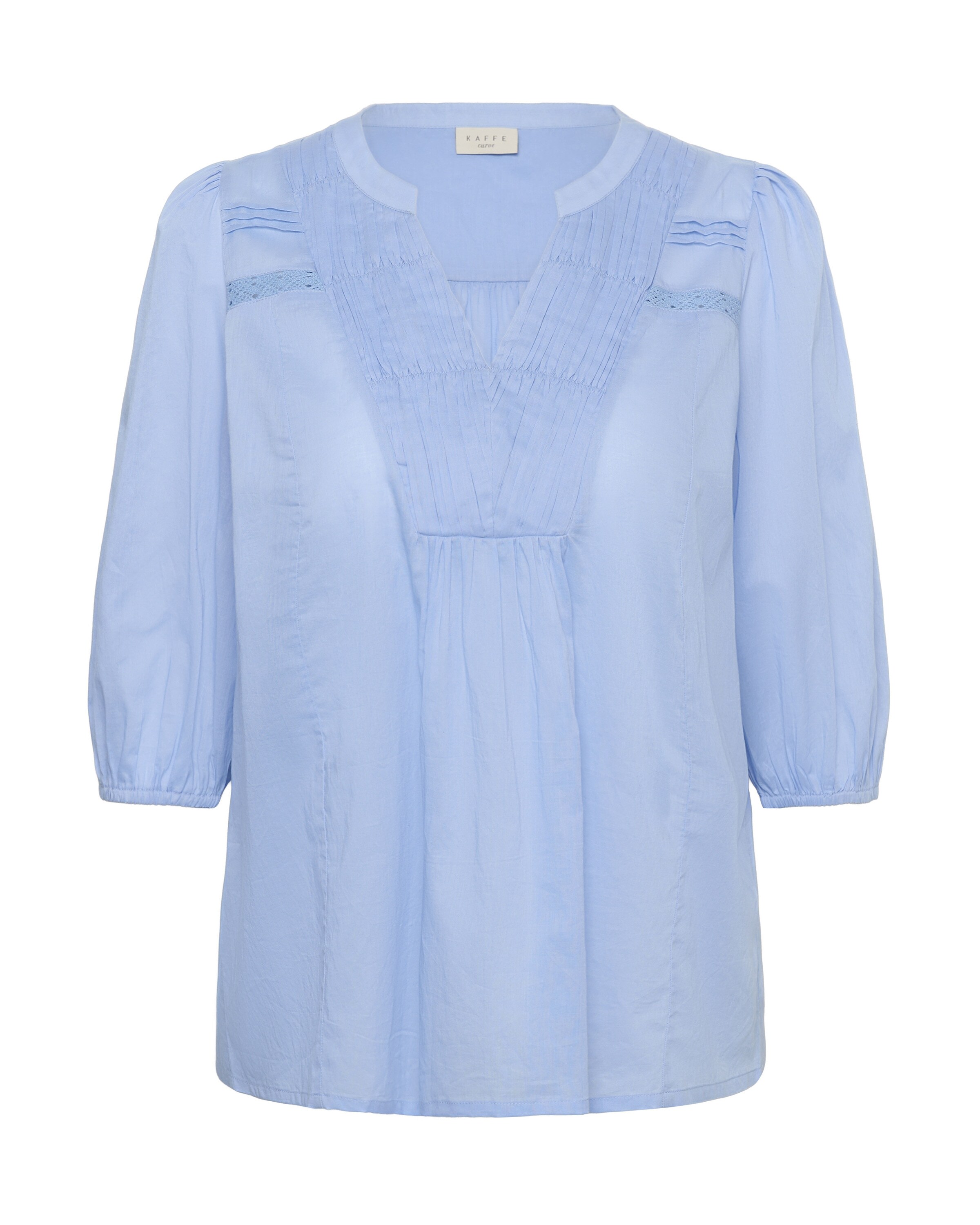 KAFFE CURVE Blusa 'KCKarlia' em azure, Vista do artigo