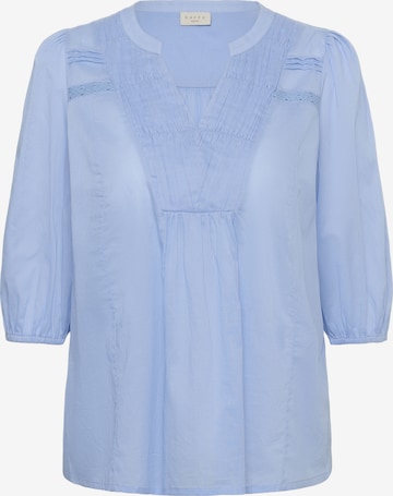 KAFFE CURVE - Blusa 'KCKarlia' em azul: frente