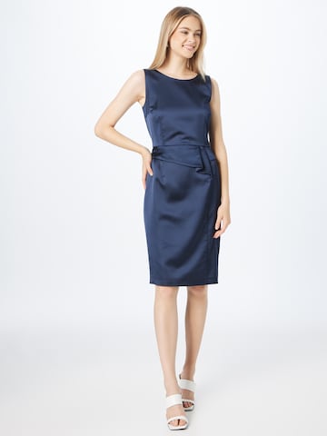 SWING Cocktail Dress in Blue: front