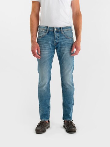 Le Temps Des Cerises Regular Jeans in Blauw: voorkant