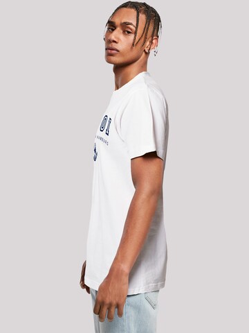 T-Shirt 'Ahoi Knut & Jan Hamburg' F4NT4STIC en blanc