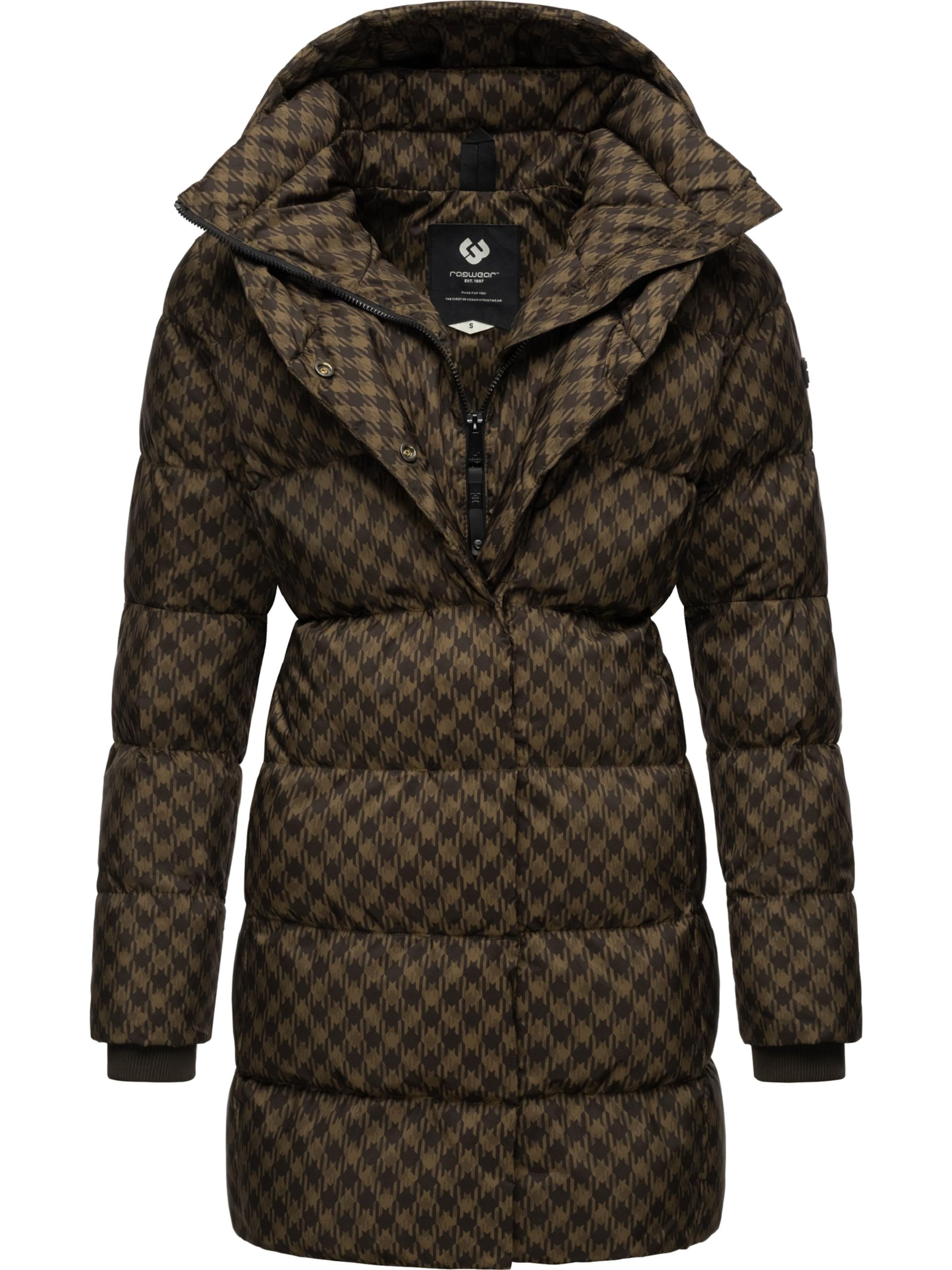 Ragwear Wintermantel 'Niara' in Bruin