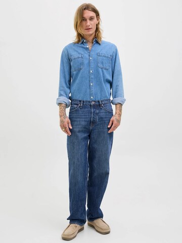 JACK & JONES Loosefit Jeans in Blauw