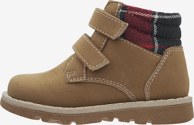 CHICCO Bottes 'Fanner' en bleu marine / noisette / rouge / blanc, Vue avec produit