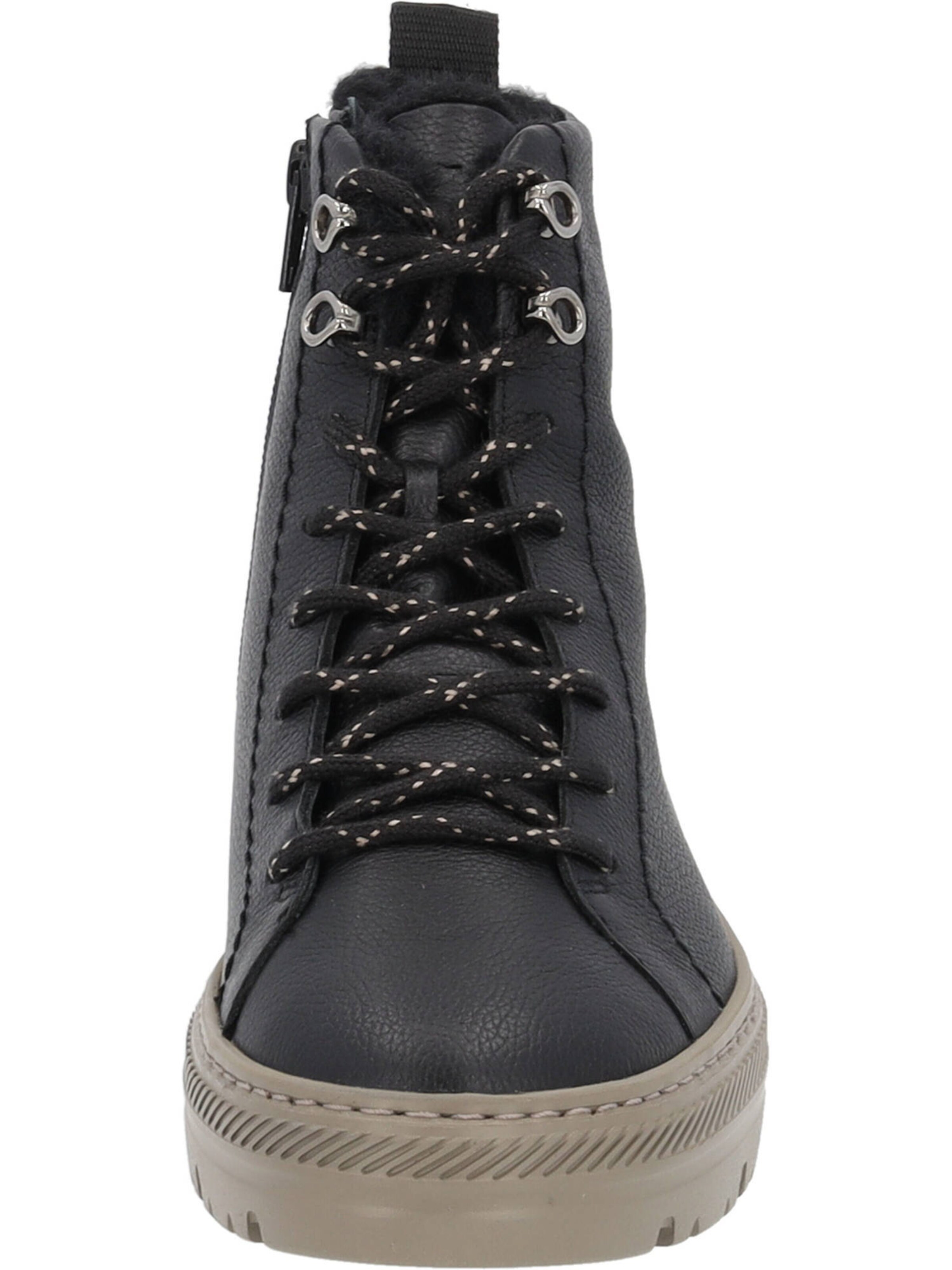 Paul Green Schnürstiefelette in Schwarz