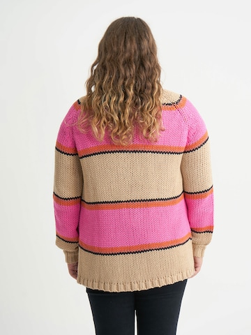 ADIA fashion Gebreid vest 'Litzy' in Gemengde kleuren
