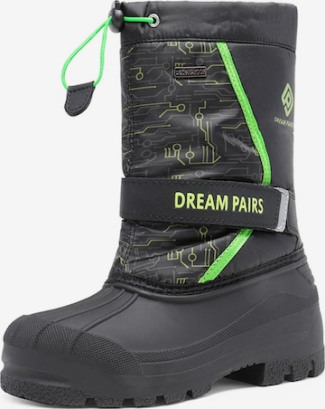 Bottes en caoutchouc 'Jungen Mädchen rutschfest wasserdichte' Dream Pairs en vert : devant