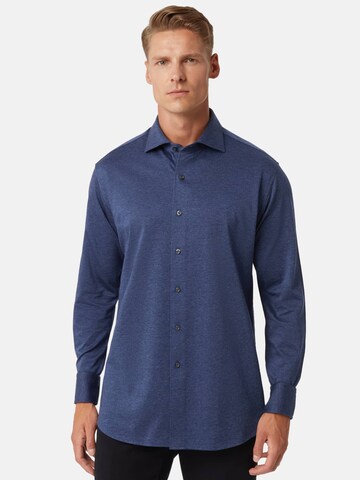 Boggi Milano Regular fit Skjorta i blå: framsida