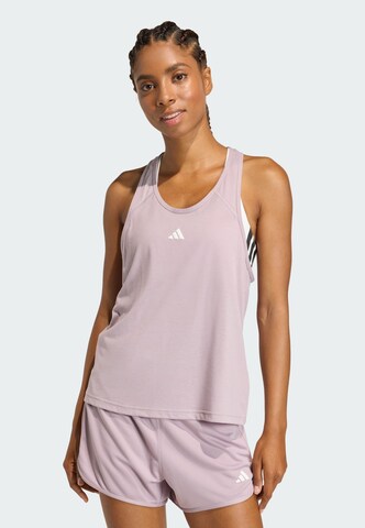 ADIDAS PERFORMANCE Loose fit Workout Pants 'Pacer Essentials' in Purple: front