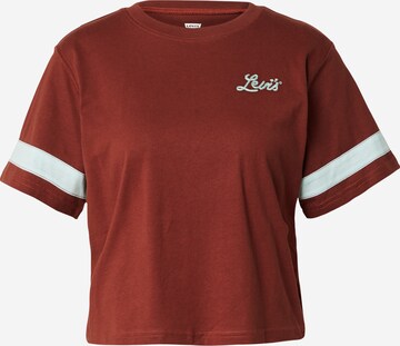 LEVI'S ® Tričko 'Graphic Football Tee' – červená: přední strana