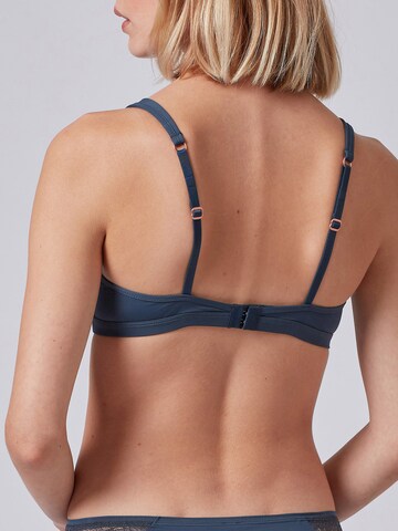 Skiny Trojúhelníková Podprsenka – modrá