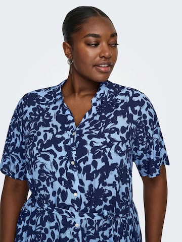 ONLY Carmakoma Dolga srajca 'CARYASMIN' | modra barva