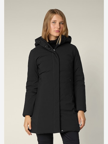 Parka d’hiver SAVE THE DUCK en noir : devant