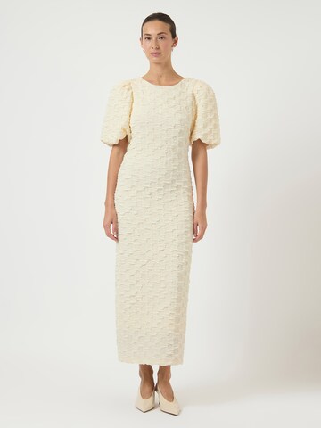 YAS - Vestido 'YASMIAMAJA' en beige: frente