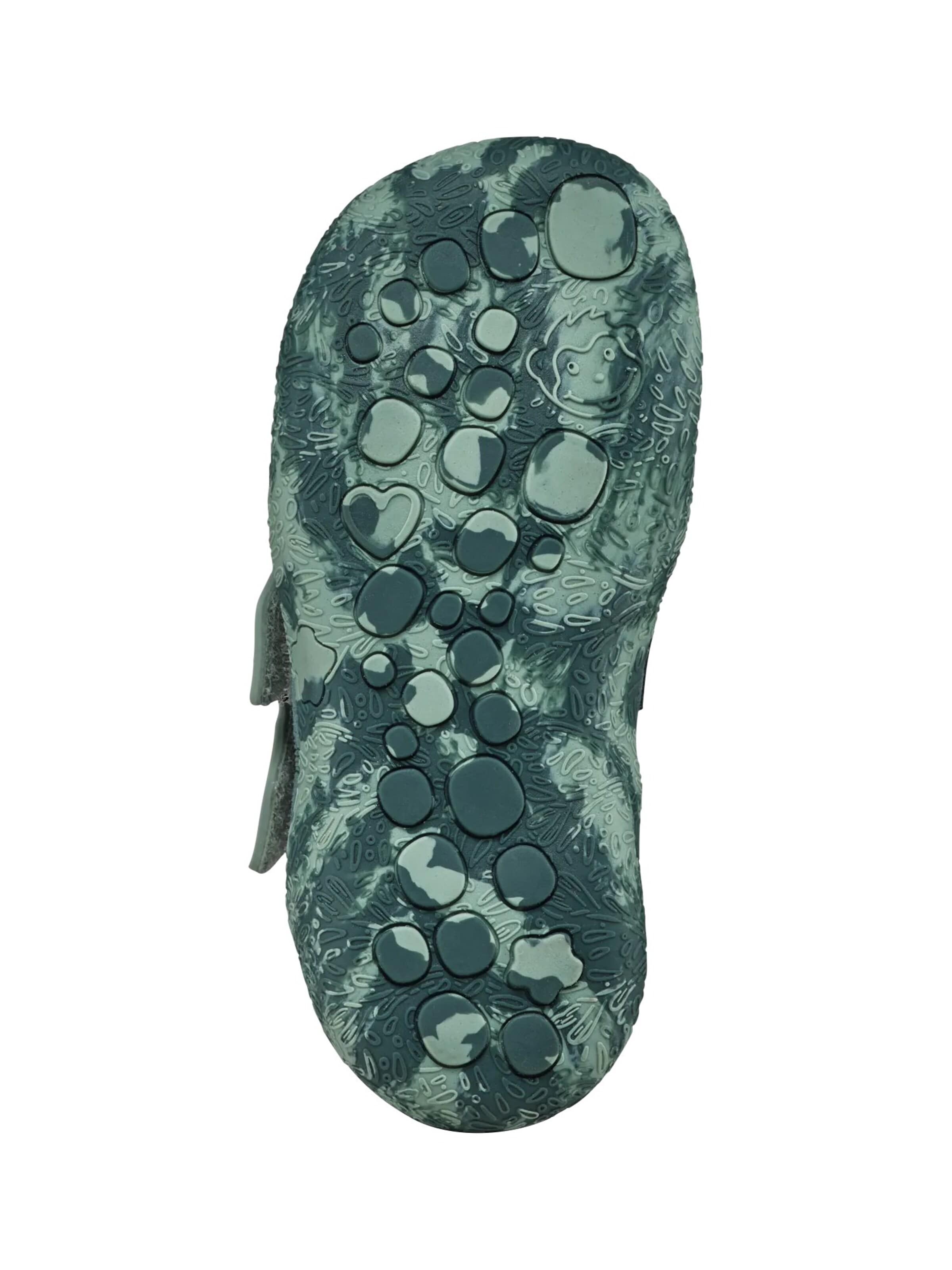 Affenzahn First-Step Shoes 'Lauflernschuh Leder Talky' in Green