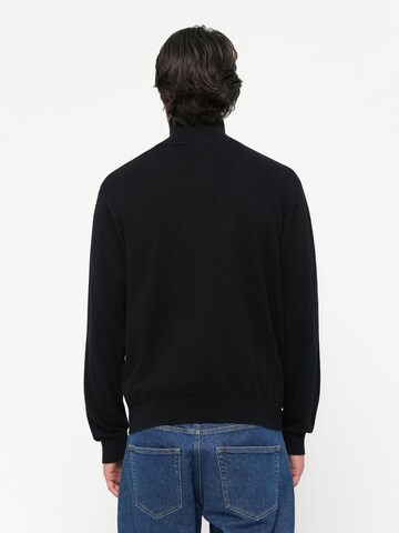 KARL LAGERFELD JEANS Gebreid vest in Zwart: terug