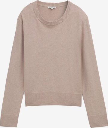 TOM TAILOR Pullover in Beige: Vorderseite