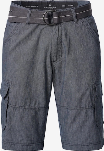 CASAMODA Regular Cargohose 'Basic' in Blau: Vorderseite