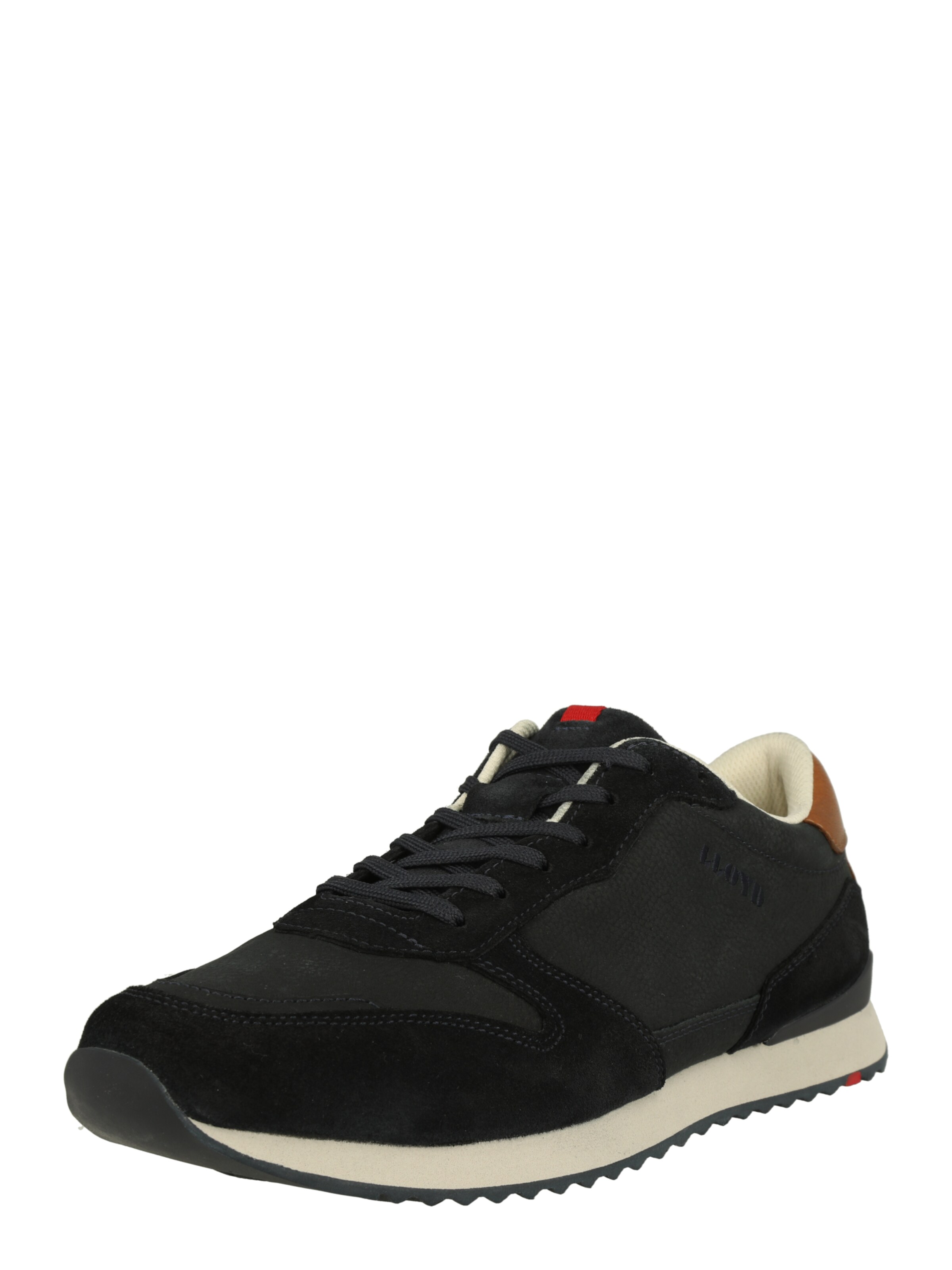 LLOYD Sneakers laag 'Edmond' in Zwart: voorkant
