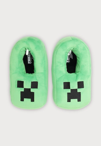 Pantoufle 'Minecraft' Lindex en vert