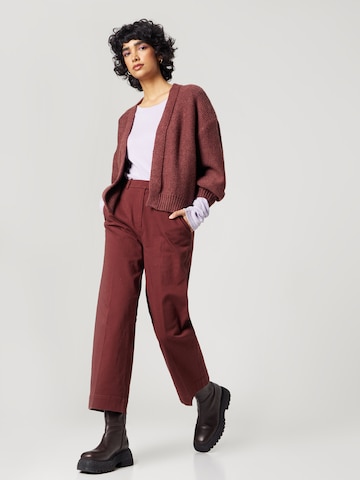 florence by mills exclusive for ABOUT YOU Wide leg Trousers 'Mele' in Brown