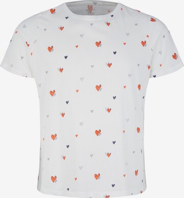 T-shirt Tom Tailor Women + en blanc : devant