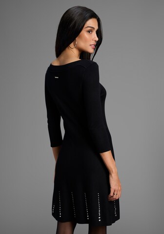 Bruno Banani LM Strickkleid in Schwarz