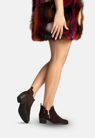 Bottines Salinyang en marron