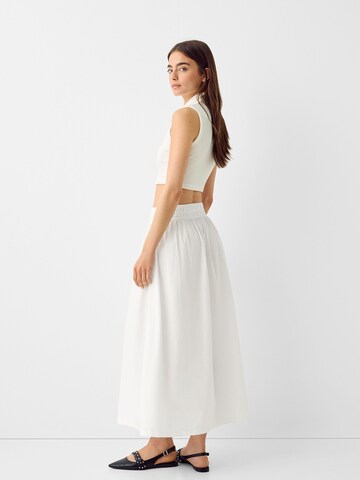 Jupe Bershka en blanc