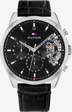 TOMMY HILFIGER Analog Watch in Black: front