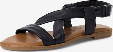 Tamaris Strap Sandals in Blue: front