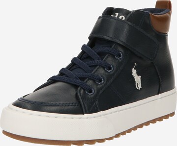 Sneaker 'JAXSON' de la Polo Ralph Lauren pe albastru: față