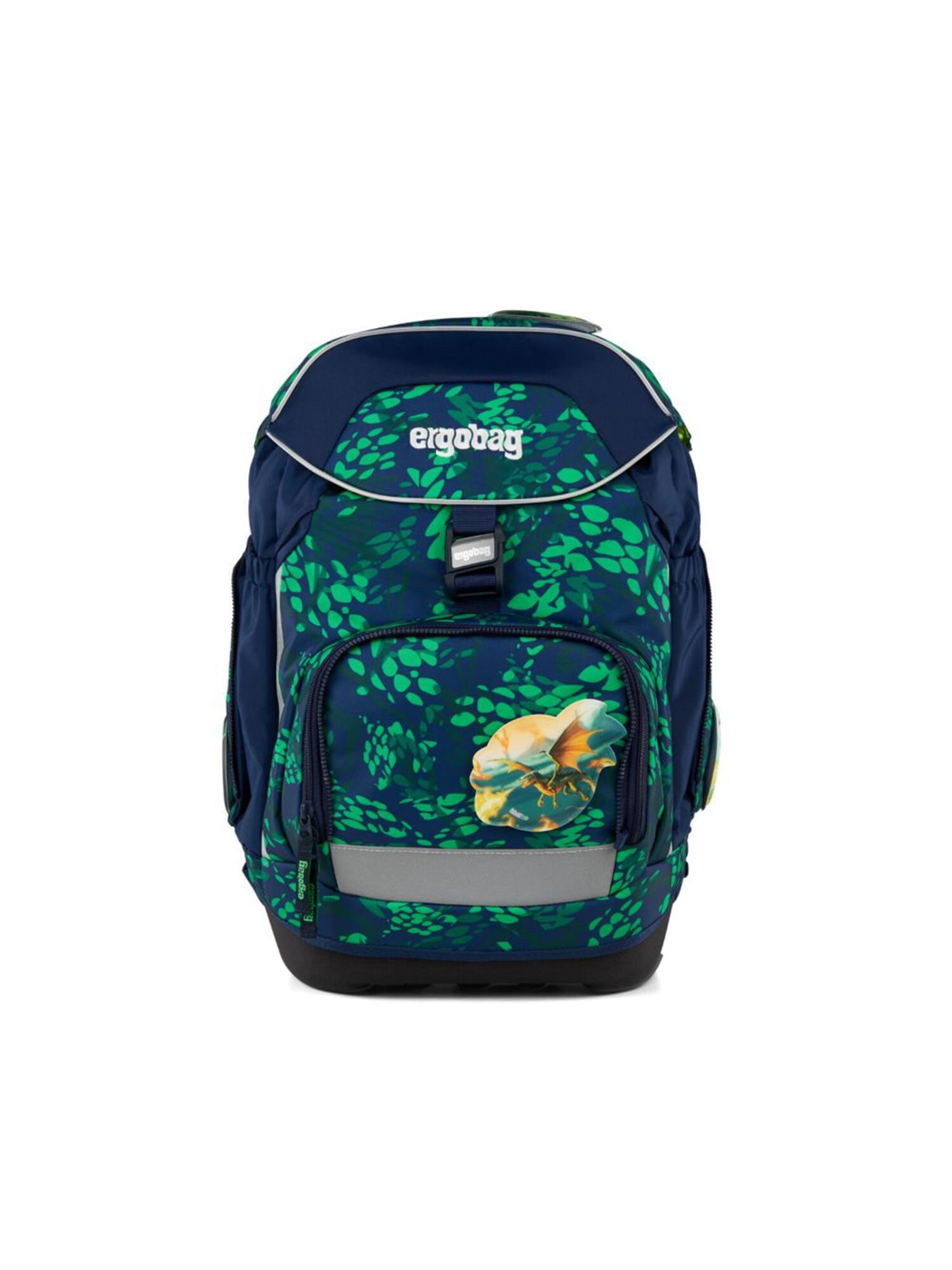 ergobag Backpack 'Schulrucksack Set' in Green