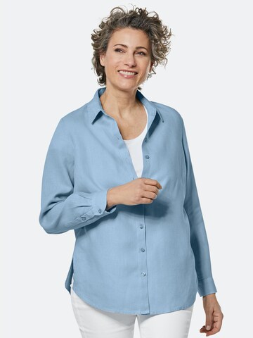 Goldner Blouse in Blauw: voorkant