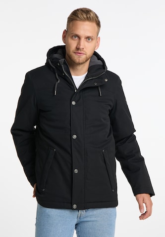 Veste fonctionnelle MO en noir : devant