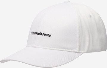 Cappello da baseball di Calvin Klein Jeans in bianco: frontale