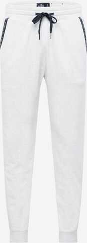 Effilé Pantalon HOLLISTER en gris : devant