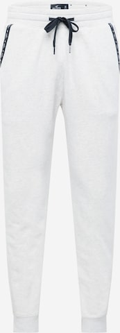 Effilé Pantalon HOLLISTER en gris : devant