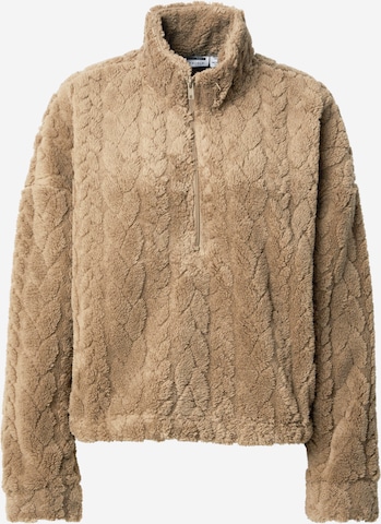 Noisy may Trui 'NMWOLLY' in Beige: voorkant