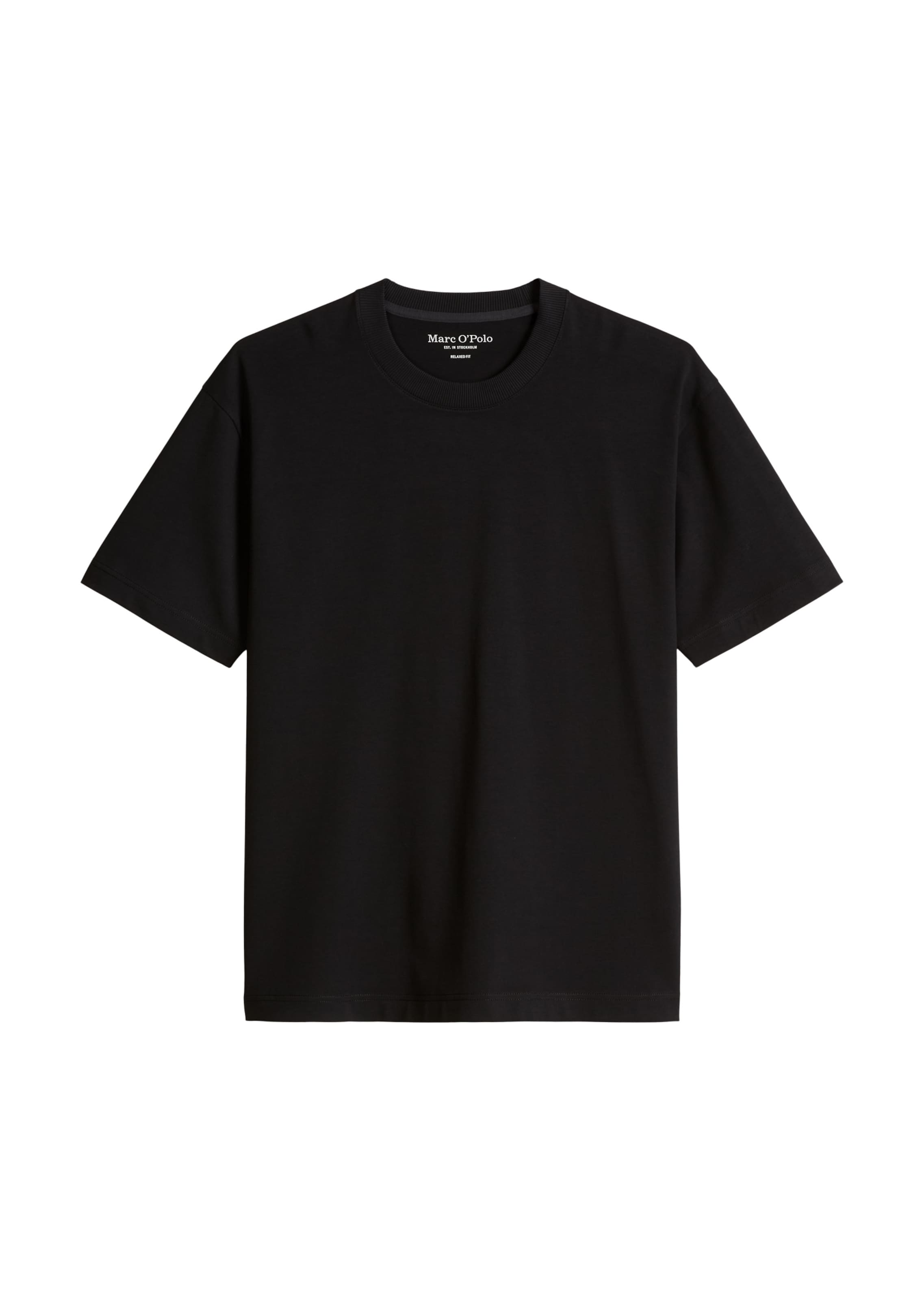 T-Shirt Marc O'Polo en noir : devant
