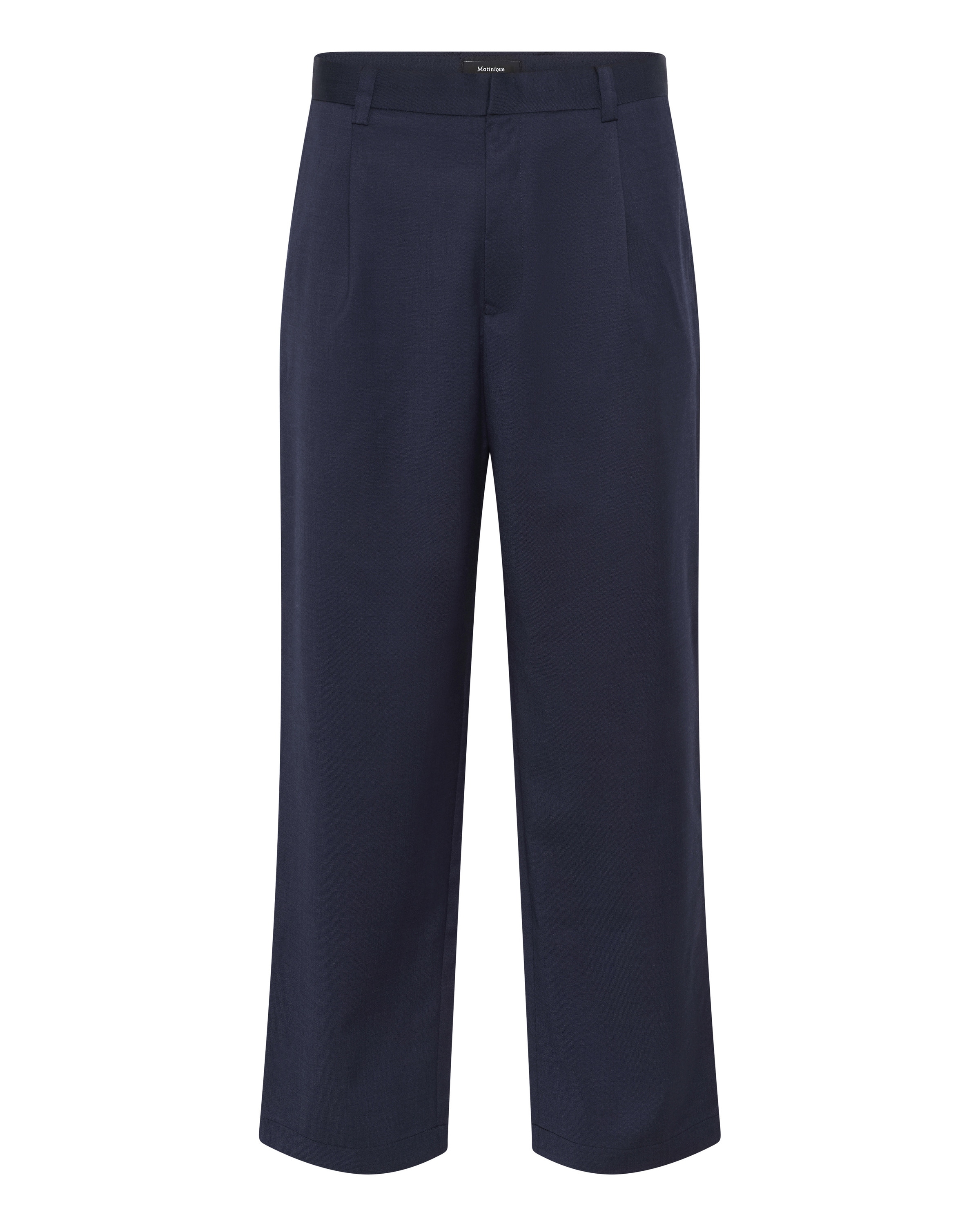 Matinique Loosefit Bukser 'MAchino ' i blå: forside