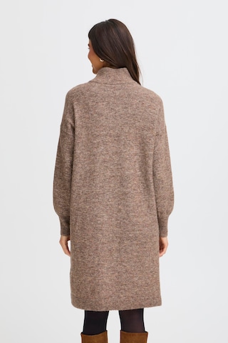 Fransa - Vestido de malha 'FRSanny' em castanho
